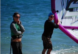 Listo para el kitesurf